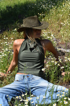 POLERA ELISA - BOTANIC GREEN